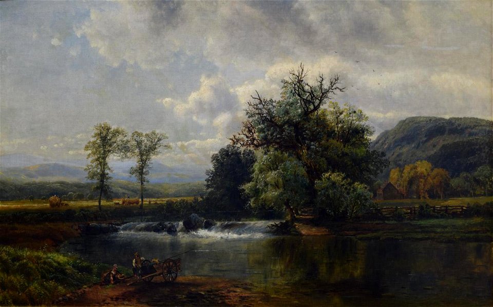 Edmund Darch Lewis - Along the Neshaminy - 1913.24.3 - Reading Public Museum