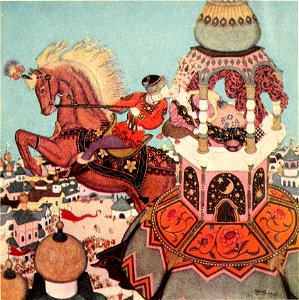 Edmund Dulac's fairy book - color plate 07