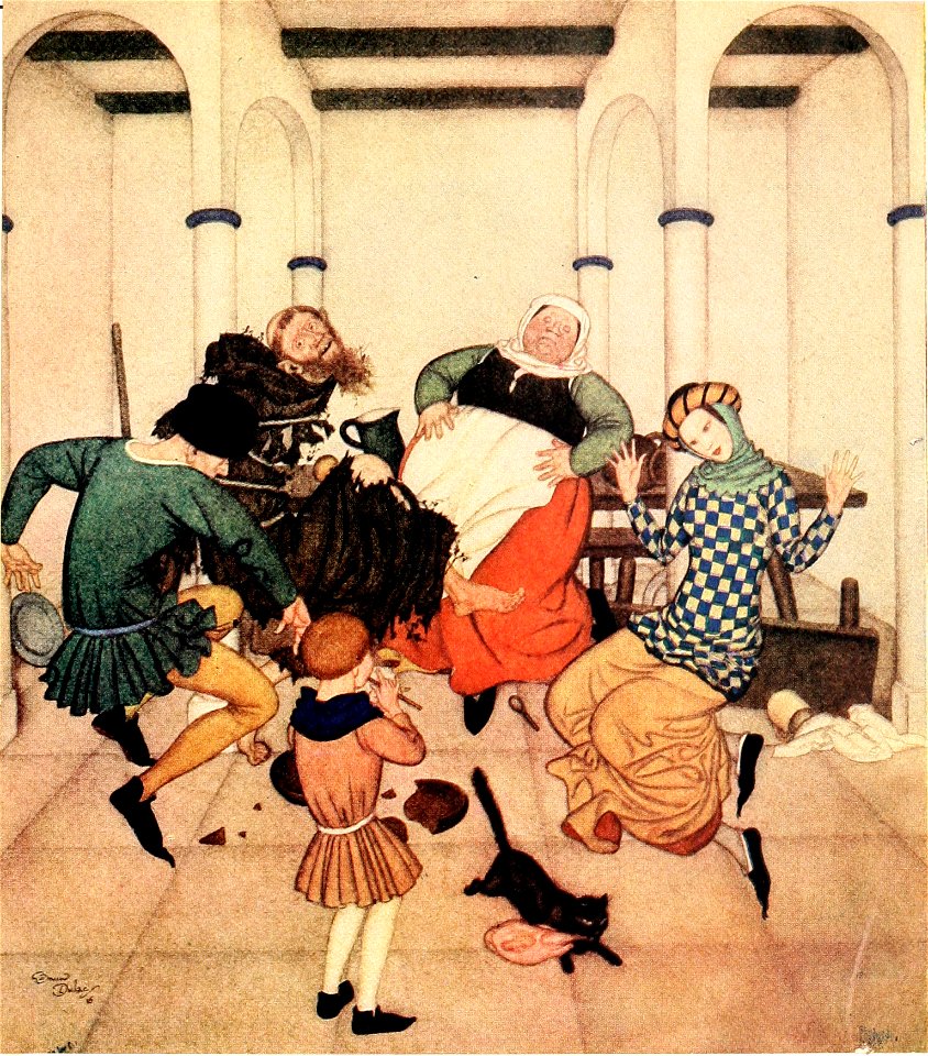 Edmund Dulac's fairy book - color plate 11