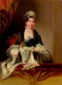 Edmund Thomas Parris (1793-1873) - Queen Victoria at the Drury Lane Theatre, November 1837 - RCIN 405577 - Royal Collection