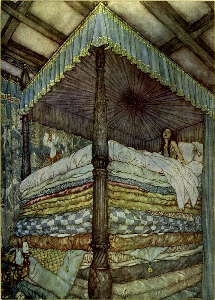 Edmund Dulac's picture-book for the French Red Cross - color plate 11