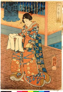 Edo murasaki (Murasaki's Edo) (BM 2008,3037.18905)