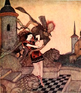 Edmund Dulac's fairy book - color plate 09