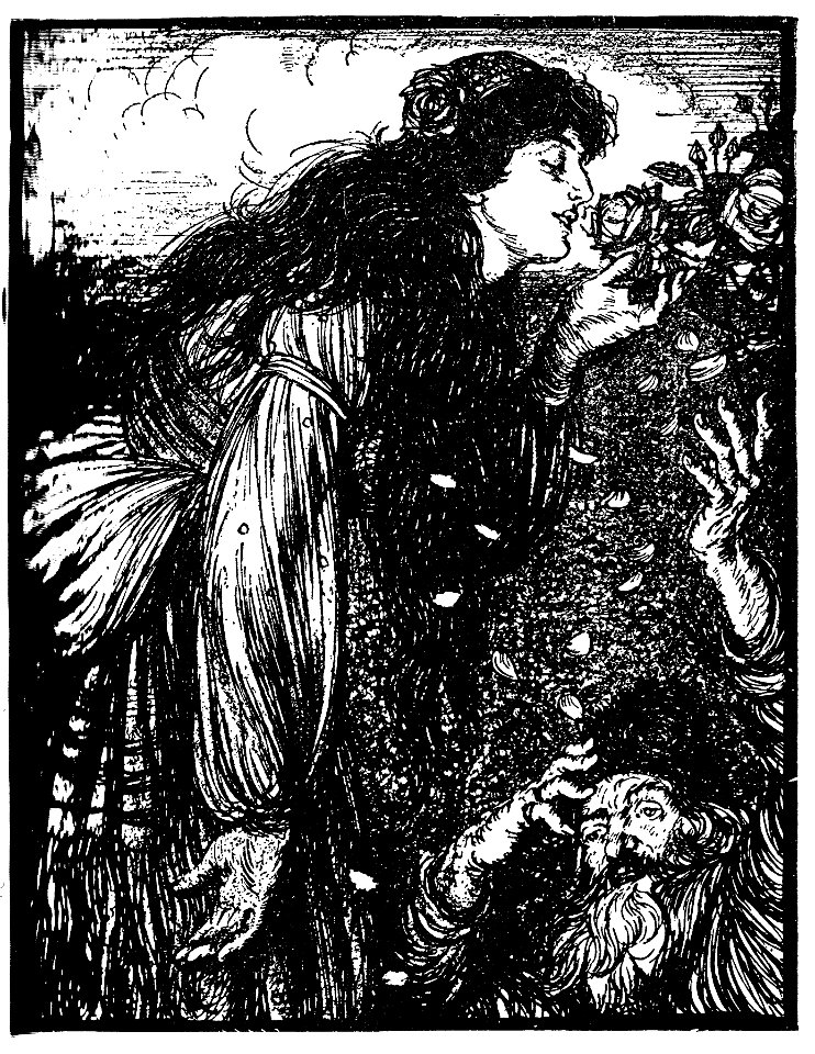 Edmund J Sullivan Illustrations to The Rubaiyat of Omar Khayyam First Version Quatrain-013
