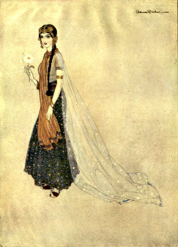 Edmund Dulac's picture-book for the French Red Cross - color plate 01