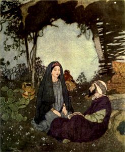 Edmund Dulac's picture-book for the French Red Cross - color plate 05