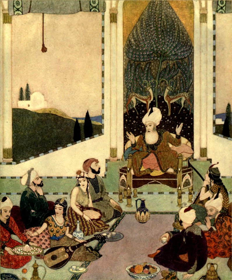 Edmund Dulac's picture-book for the French Red Cross - color plate 09