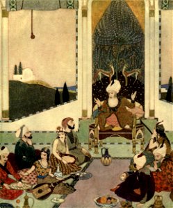 Edmund Dulac's picture-book for the French Red Cross - color plate 09