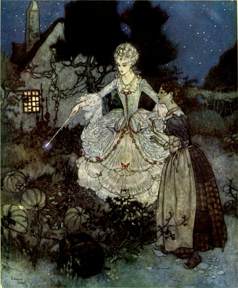 Edmund Dulac's picture-book for the French Red Cross - color plate 13