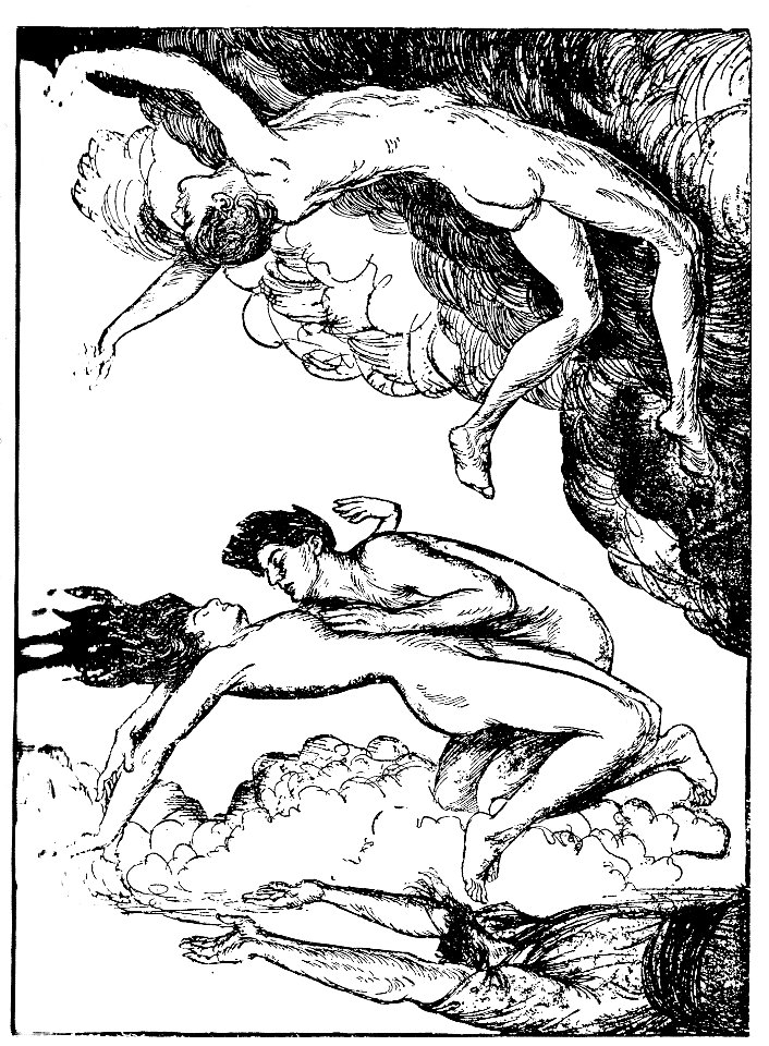Edmund J Sullivan Illustrations to The Rubaiyat of Omar Khayyam First Version Quatrain-029