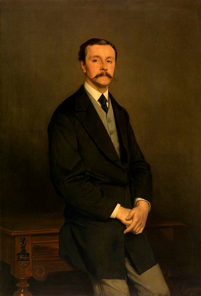 Edouard Agneessens - Portrait of a man