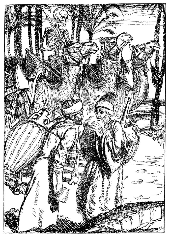 Edmund J Sullivan Illustrations to The Rubaiyat of Omar Khayyam First Version Quatrain-037