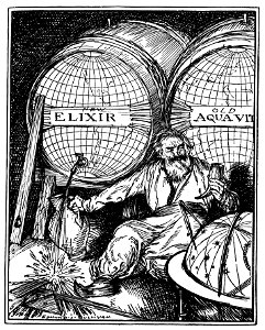 Edmund J Sullivan Illustrations to The Rubaiyat of Omar Khayyam First Version Quatrain-041
