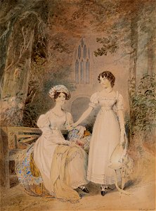 Edmund Hastings - Mrs and Miss Clutton of Kinnersley - 1826 - Hastings-98574-2