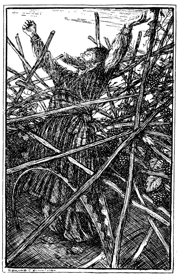 Edmund J Sullivan Illustrations to The Rubaiyat of Omar Khayyam First Version Quatrain-057