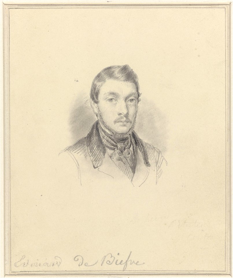 Edouard De Bièfve - Self-portrait