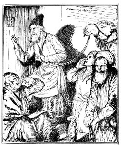 Edmund J Sullivan Illustrations to The Rubaiyat of Omar Khayyam First Version Quatrain-003