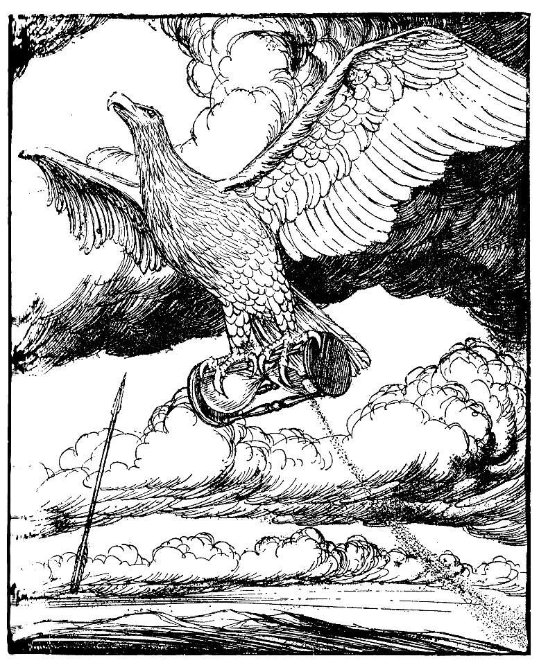Edmund J Sullivan Illustrations to The Rubaiyat of Omar Khayyam First Version Quatrain-007