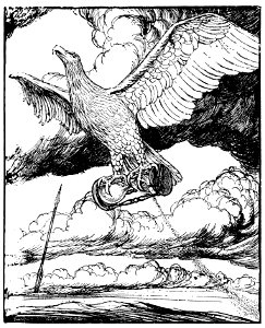 Edmund J Sullivan Illustrations to The Rubaiyat of Omar Khayyam First Version Quatrain-007