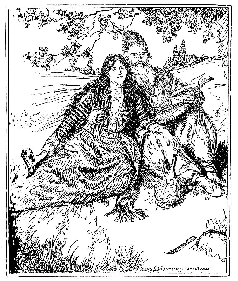 Edmund J Sullivan Illustrations to The Rubaiyat of Omar Khayyam First Version Quatrain-011
