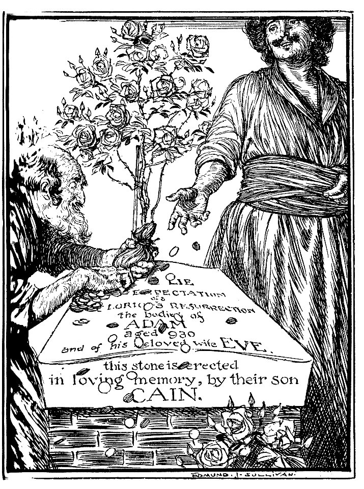 Edmund J Sullivan Illustrations to The Rubaiyat of Omar Khayyam First Version Quatrain-015