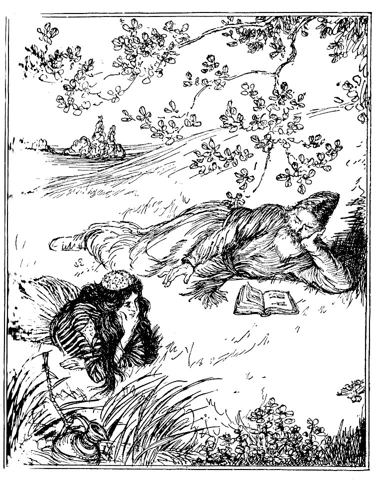 Edmund J Sullivan Illustrations to The Rubaiyat of Omar Khayyam First Version Quatrain-019