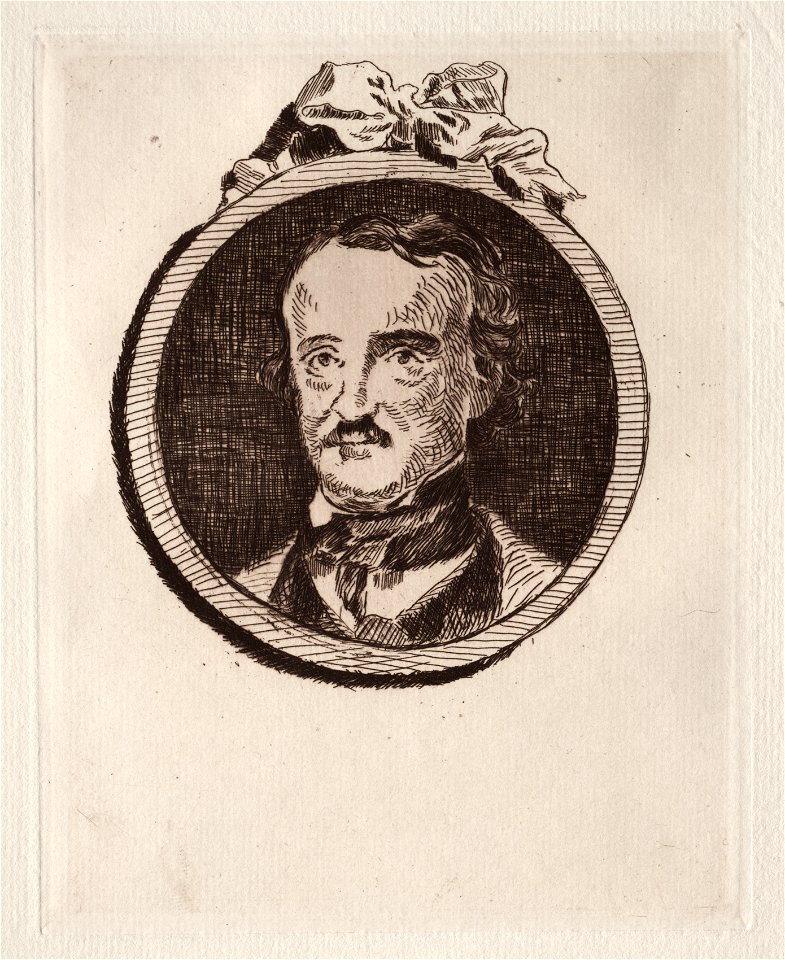 Edouard Manet (French, 1832-1883) - Edgar Allan Poe - 1922.204 - Cleveland Museum of Art