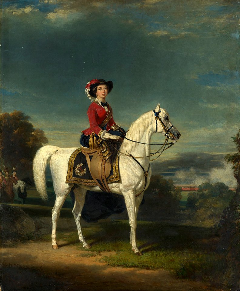 Edouard Boutibonne (1816-97) - Queen Victoria (1819-1901) - RCIN 405278 - Royal Collection