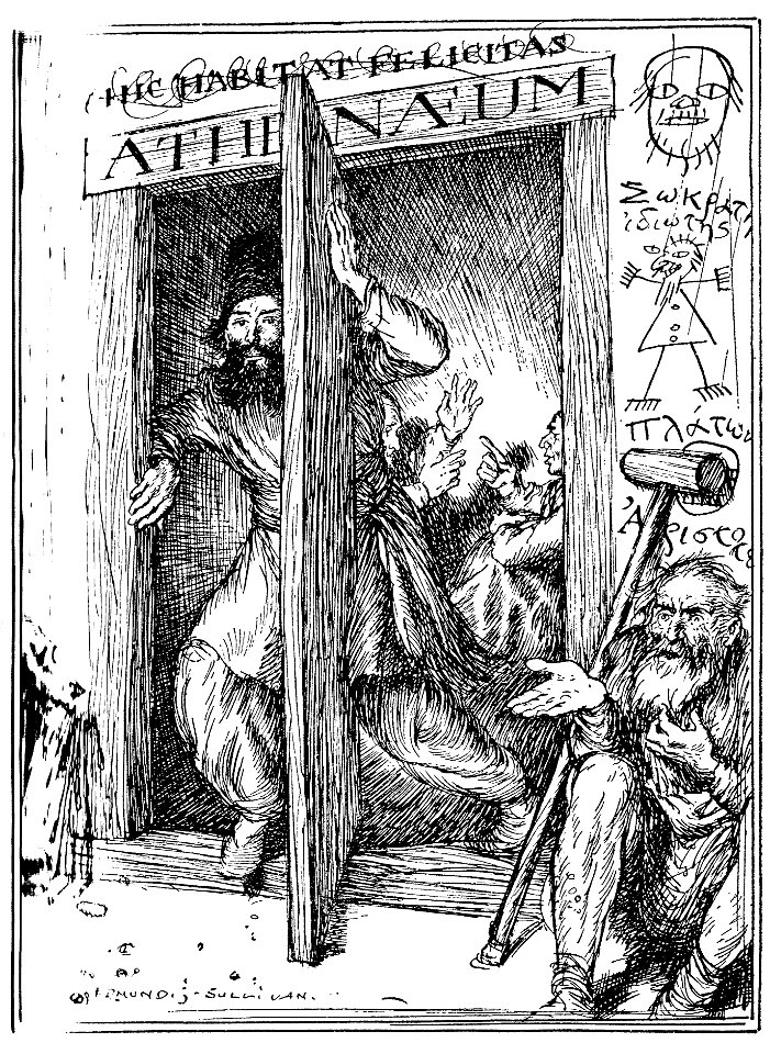 Edmund J Sullivan Illustrations to The Rubaiyat of Omar Khayyam First Version Quatrain-027