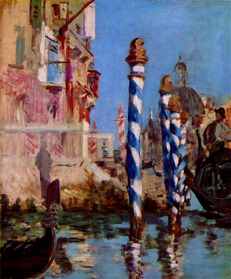 Edouard Manet - Grand Canal à Venise (1874)