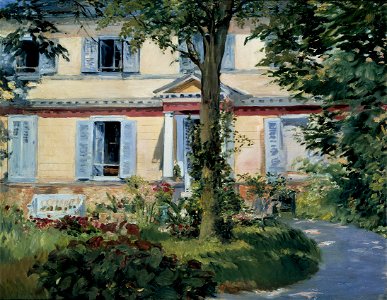 Edouard Manet - Landhaus in Rueil - Google Art Project