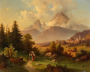 Edmund Mahlknecht - View of the Watzmann