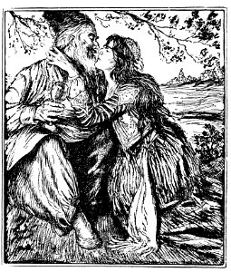 Edmund J Sullivan Illustrations to The Rubaiyat of Omar Khayyam First Version Quatrain-047
