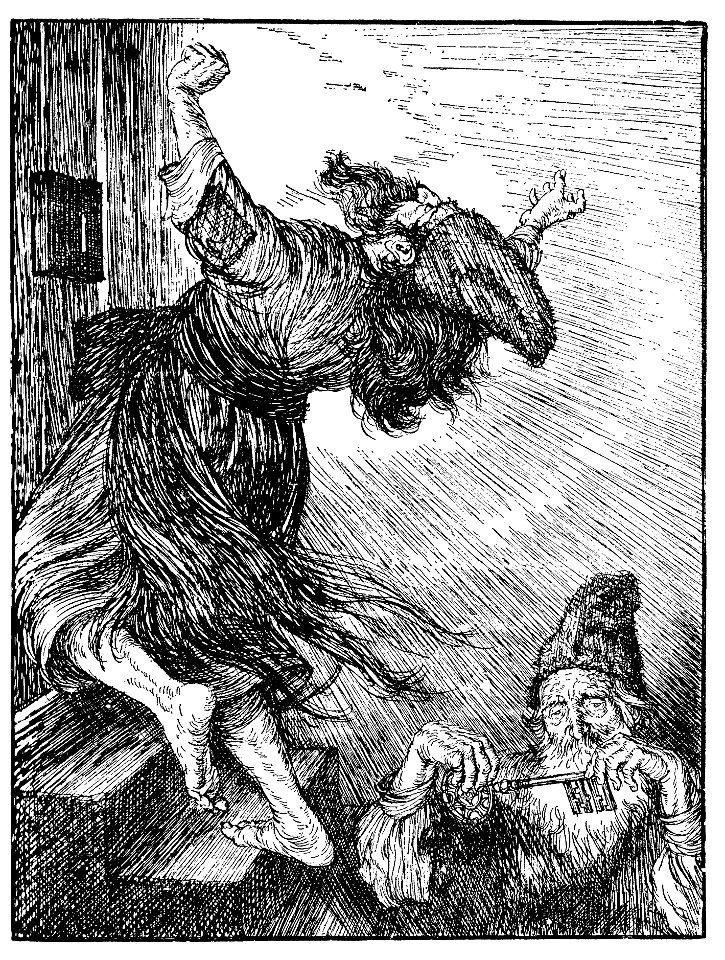 Edmund J Sullivan Illustrations to The Rubaiyat of Omar Khayyam First Version Quatrain-055