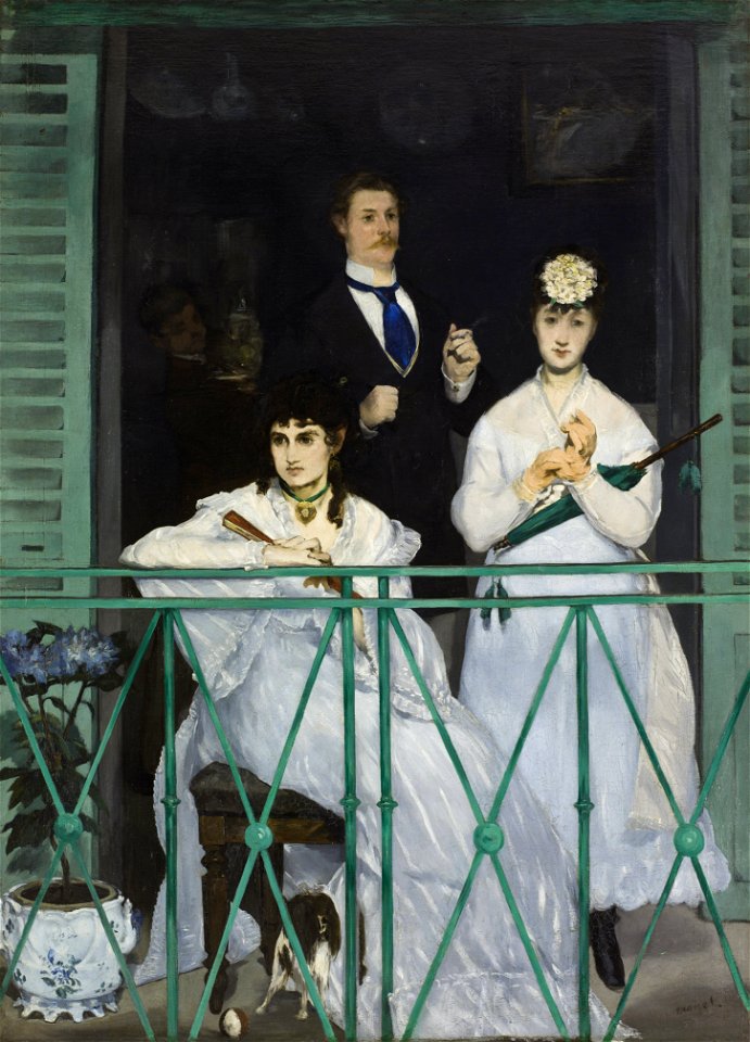 Edouard Manet - The Balcony - Google Art Project