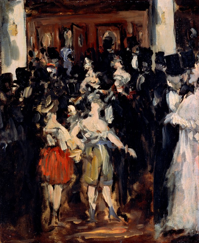 Edouard Manet - Masked Ball at the Opera - Google Art Project