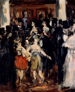 Edouard Manet - Masked Ball at the Opera - Google Art Project