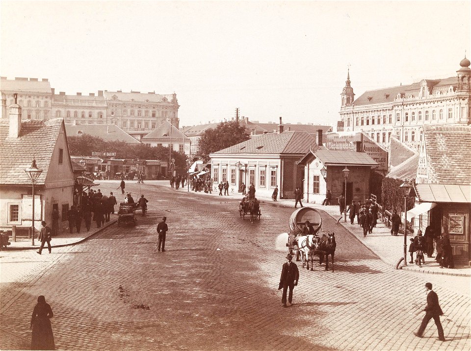 Edmund Tietz Wien Hernalser Linie c1890