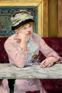 Edouard Manet - The Plum - National Gallery of Art. Free illustration for personal and commercial use.