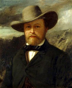 Edmund William Elton (1822-1859) (attributed to) - Self Portrait (^) - 624163 - National Trust