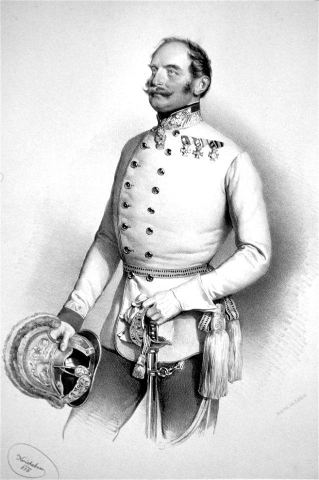 Edmund zu Schwarzenberg 1850 Litho