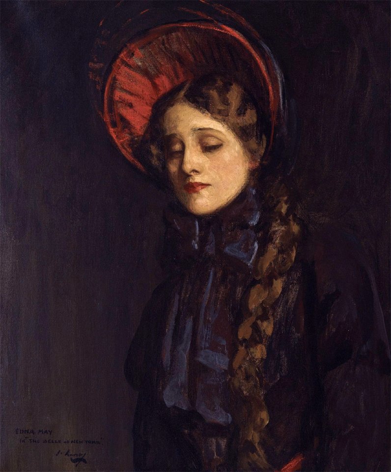 Edna May in The Belle of New York by John Lavery (1856 - 1941)