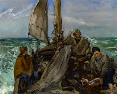 Edouard Manet - The Toilers of the Sea - 92.171 - Museum of Fine Arts. Free illustration for personal and commercial use.