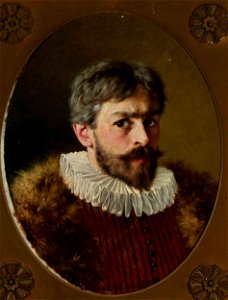 Edmund Perle - Self-portrait in the 17th-century costume - MP 2353 MNW - National Museum in Warsaw