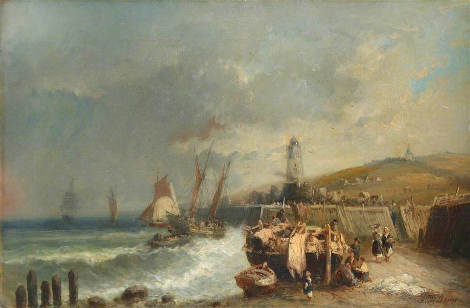 Edmund Thornton Crawford (1806-1885) - Seascape - 196897 - National Trust