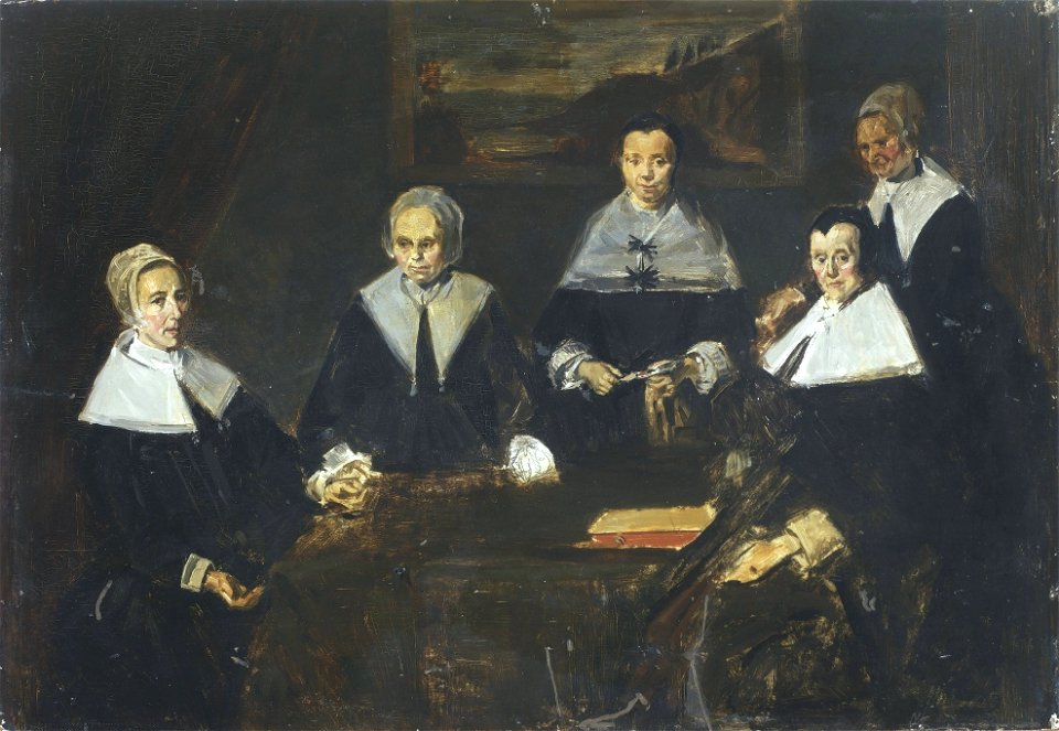 Edouard Manet after Frans Hals - Regentesses of the Old Men's Almshouse in Haarlem data37045967-ae8c77