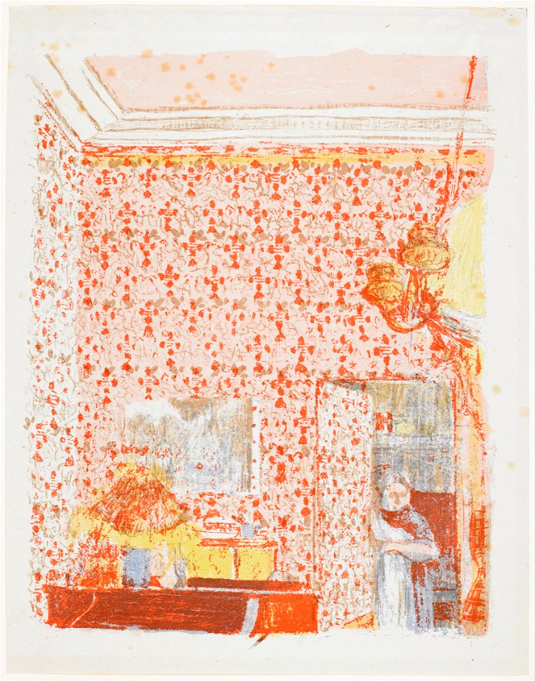 Edouard Vuillard - Intérieur aux tentures roses I - Google Art Project