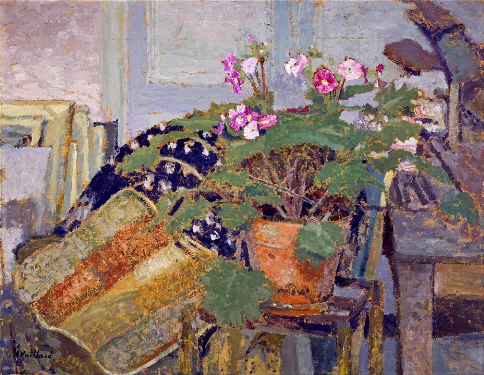 Edouard Vuillard - Le Pot de fleurs (Pot of Flowers) - Google Art Project
