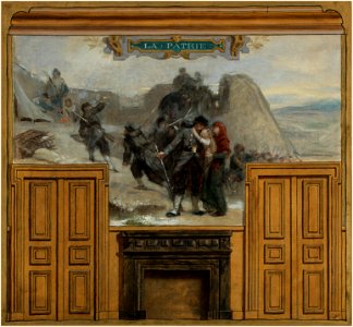 Edouard Vimont - Esquisse pour la mairie d'Arcueil-Cachan , La patrie - PPP4299 - Petit Palais