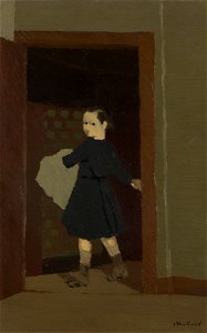 Edouard Vuillard - The Child at the Door - 2006.140.5 - Yale University Art Gallery